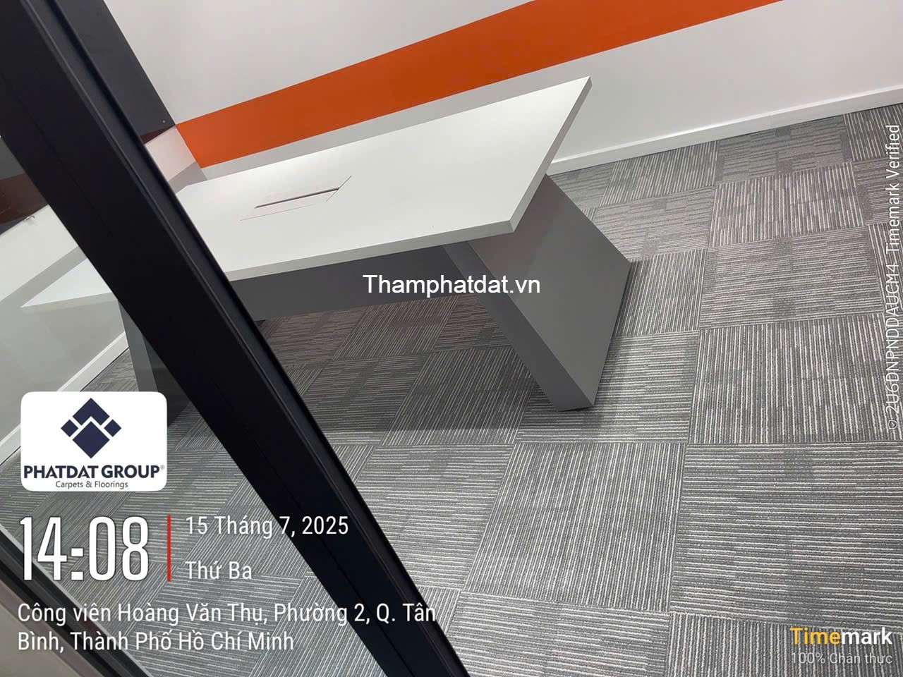 thảm sàn văn phòng ttc building ma03 grey